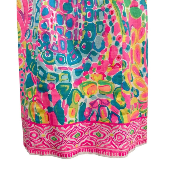 Lilly Pulitzer Shelli Dress in Come Out of Your Shell Pink Sz 10 Style# 25133 - Picture 7 of 14